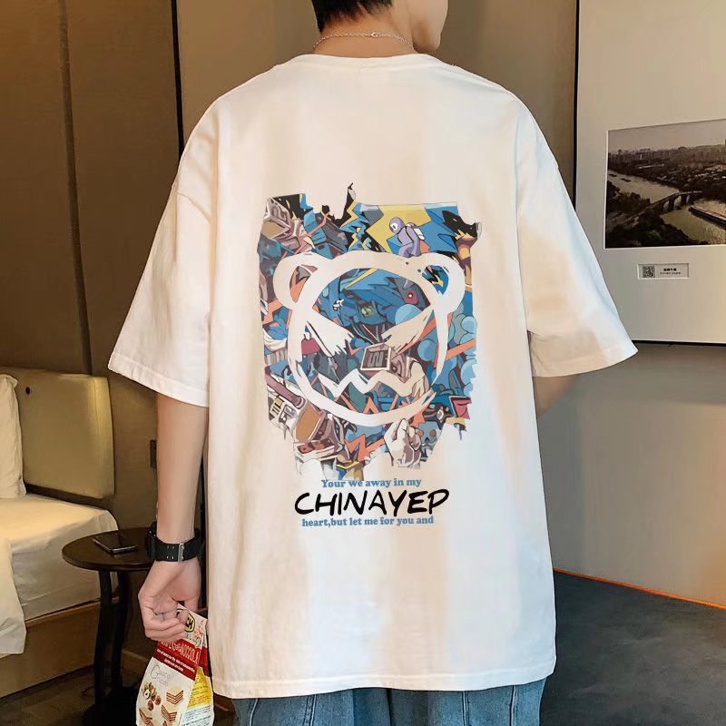 Men’s Graffiti T-Shirt – Hong Kong Style Trendy