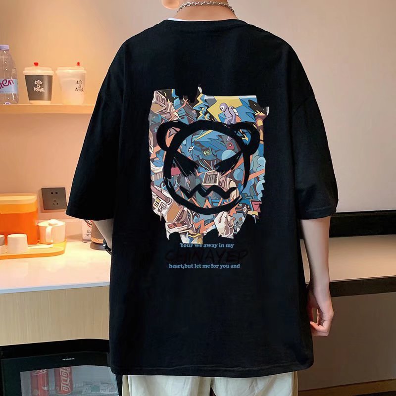 Men’s Graffiti T-Shirt – Hong Kong Style Trendy