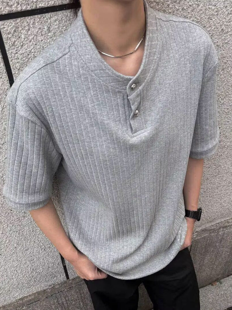 Men’s Henley T-Shirt – Old Money Style Casual