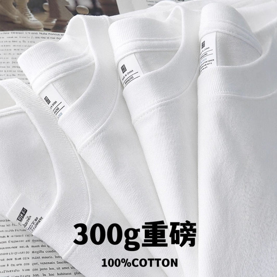 Unisex 300G Cotton T-Shirt – Heavy Premium Basic