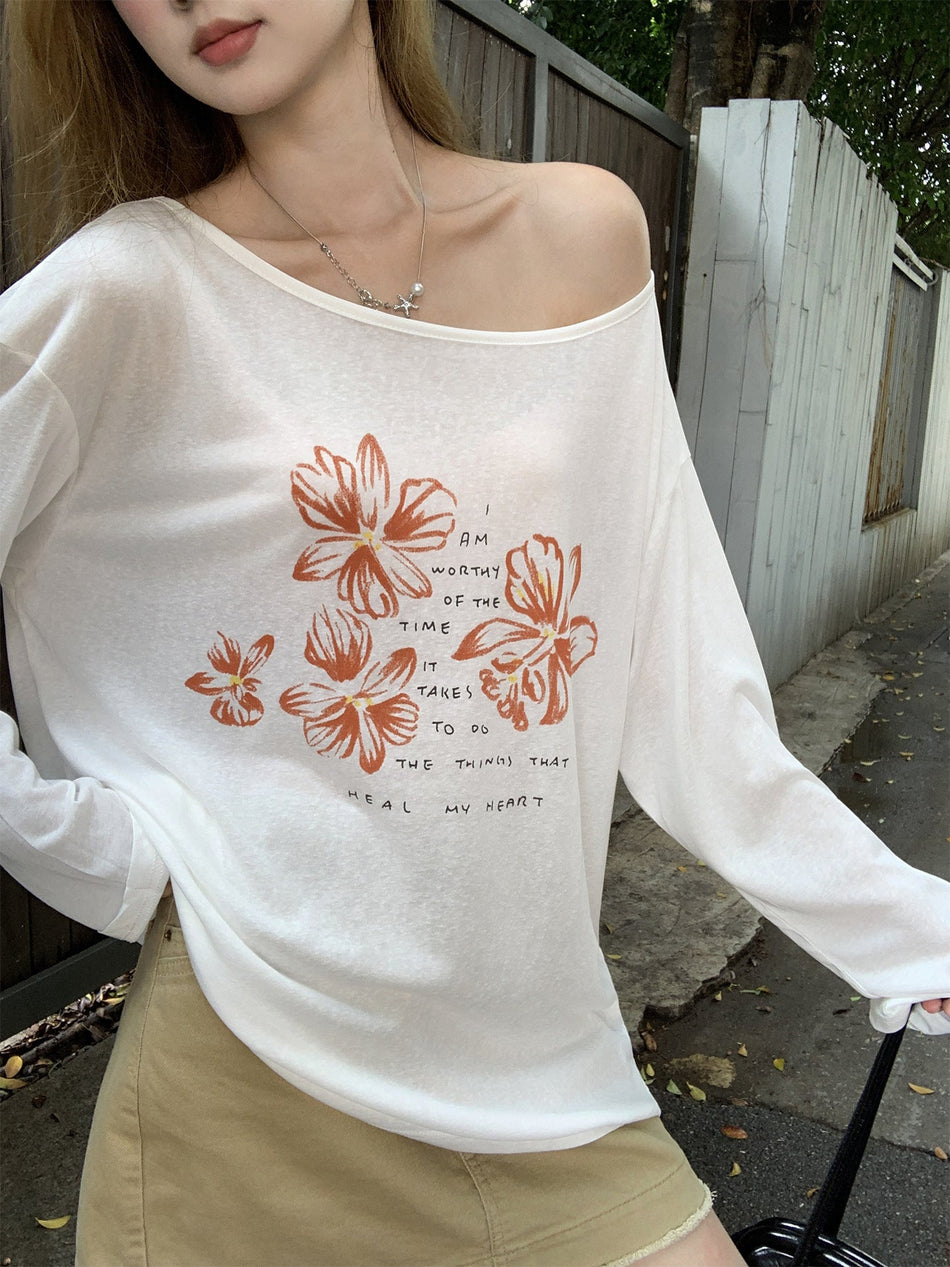 Korean Floral Sun Protection Blouse for Women 2026