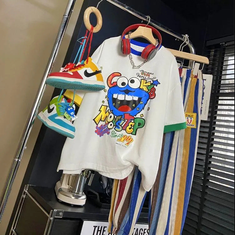 Boys’ Summer 2024 Korean-Style Two-Piece Trendy Set – Summer Kids Fashion Nepal | Tudoholic