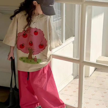 Girls’ Summer 2024 Loose Korean-Style Two-Piece Set – Summer Kids Fashion Nepal | Tudoholic