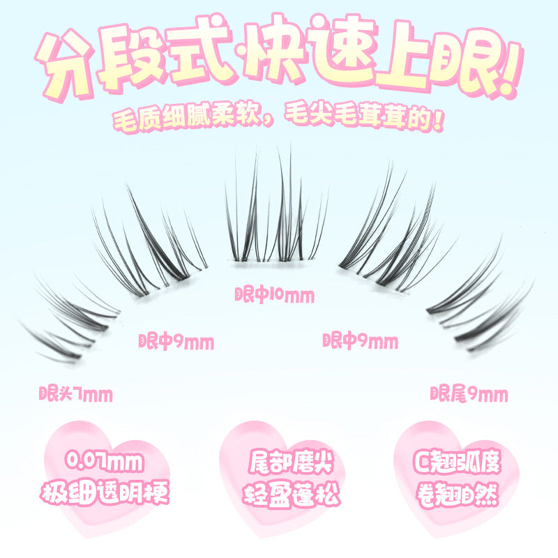 Universal Natural False Eyelashes – Mixed Style
