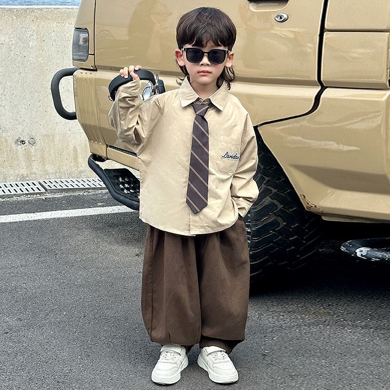 Boys’ Autumn 2025 Three-Piece Vest Suit – Spring Autumn Kids Fashion Nepal | Tudoholic