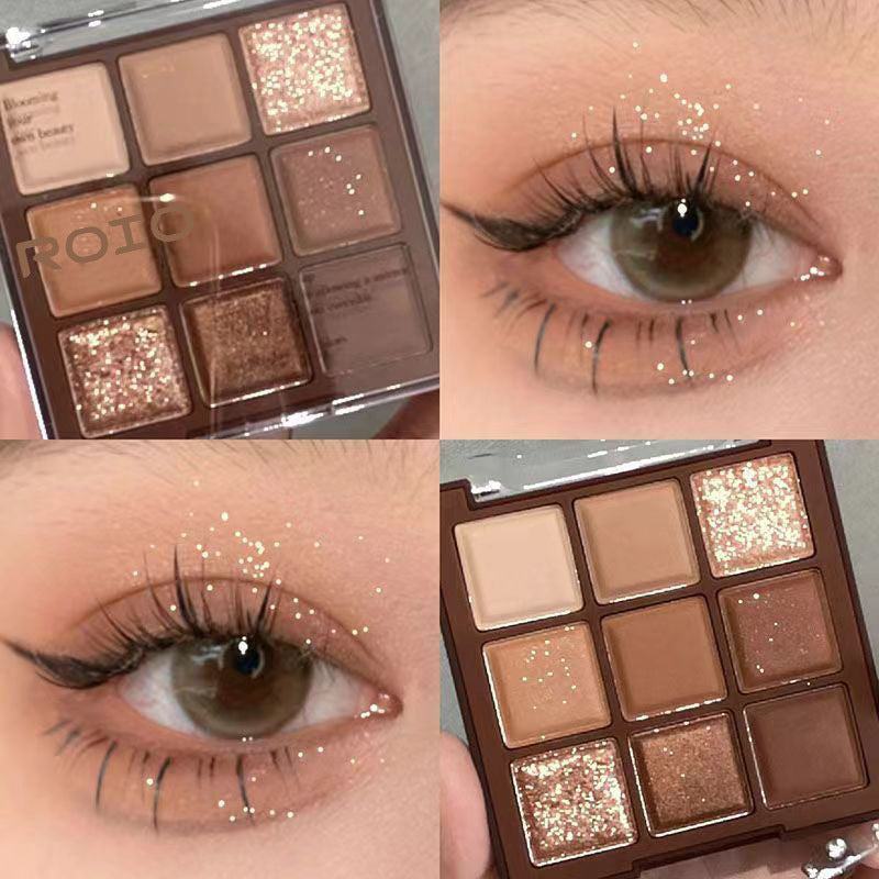 Chocolate 9-Color Eyeshadow Palette – Nude Matte