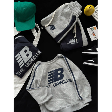 Boys’ Autumn 2025 Sweatshirt Two-Piece Casual Set – Spring Autumn Kids Fashion Nepal | Tudoholic