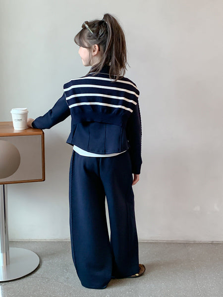 Girls’ Autumn 2025 Shawl Jacket Two-Piece Set – Spring Autumn Kids Fashion Nepal | Tudoholic