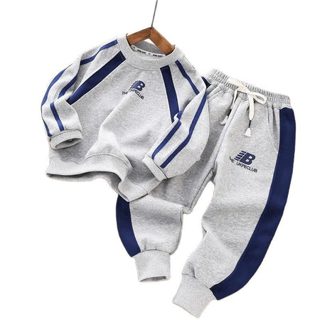 Boys’ Autumn 2025 Korean-Style Sweatshirt Set – Spring Autumn Kids Fashion Nepal | Tudoholic