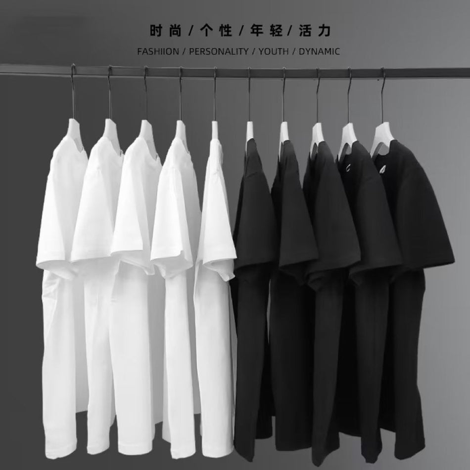 260G Combed Cotton White Classic T-Shirt