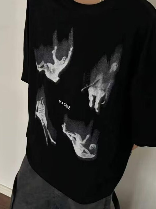 Cleanfit Artistic Loose Casual Summer T-Shirt