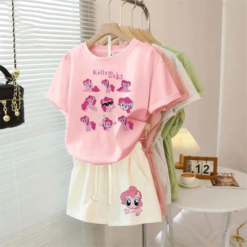 Girls My Little Pony Summer Suit 2025 – Two-Piece Set – Summer Kids Fashion Nepal | Tudoholic