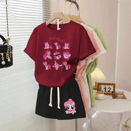 Girls My Little Pony Summer Suit 2025 – Two-Piece Set – Summer Kids Fashion Nepal | Tudoholic