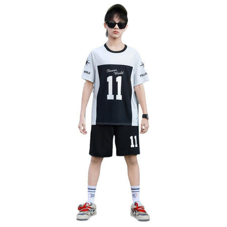 Boys Summer 2026 Western-Style Two-Piece Sports Suit – Summer Kids Fashion Nepal | Tudoholic