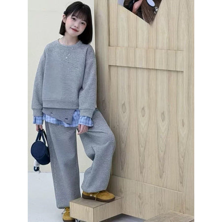 Girls 2026 Early Spring Three-Piece Fashion Suit – Spring Autumn Kids Fashion Nepal | Tudoholic