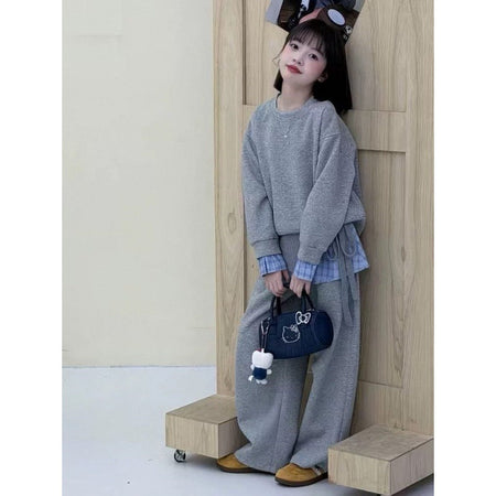 Girls 2026 Early Spring Three-Piece Fashion Suit – Spring Autumn Kids Fashion Nepal | Tudoholic
