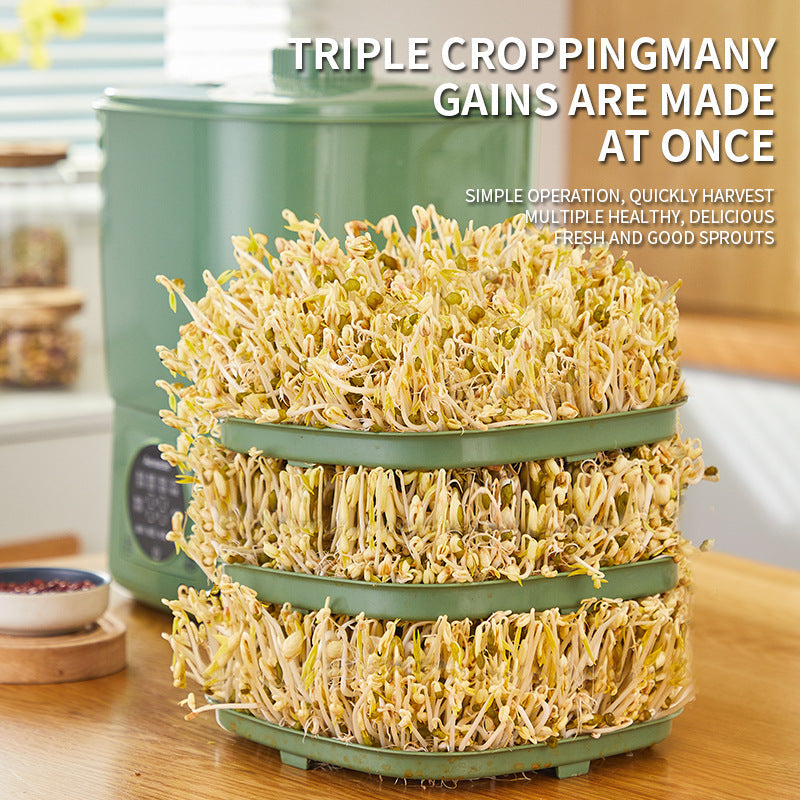 2026 Intelligent "Large-Capacity" Bean Sprout Artifact (Household
