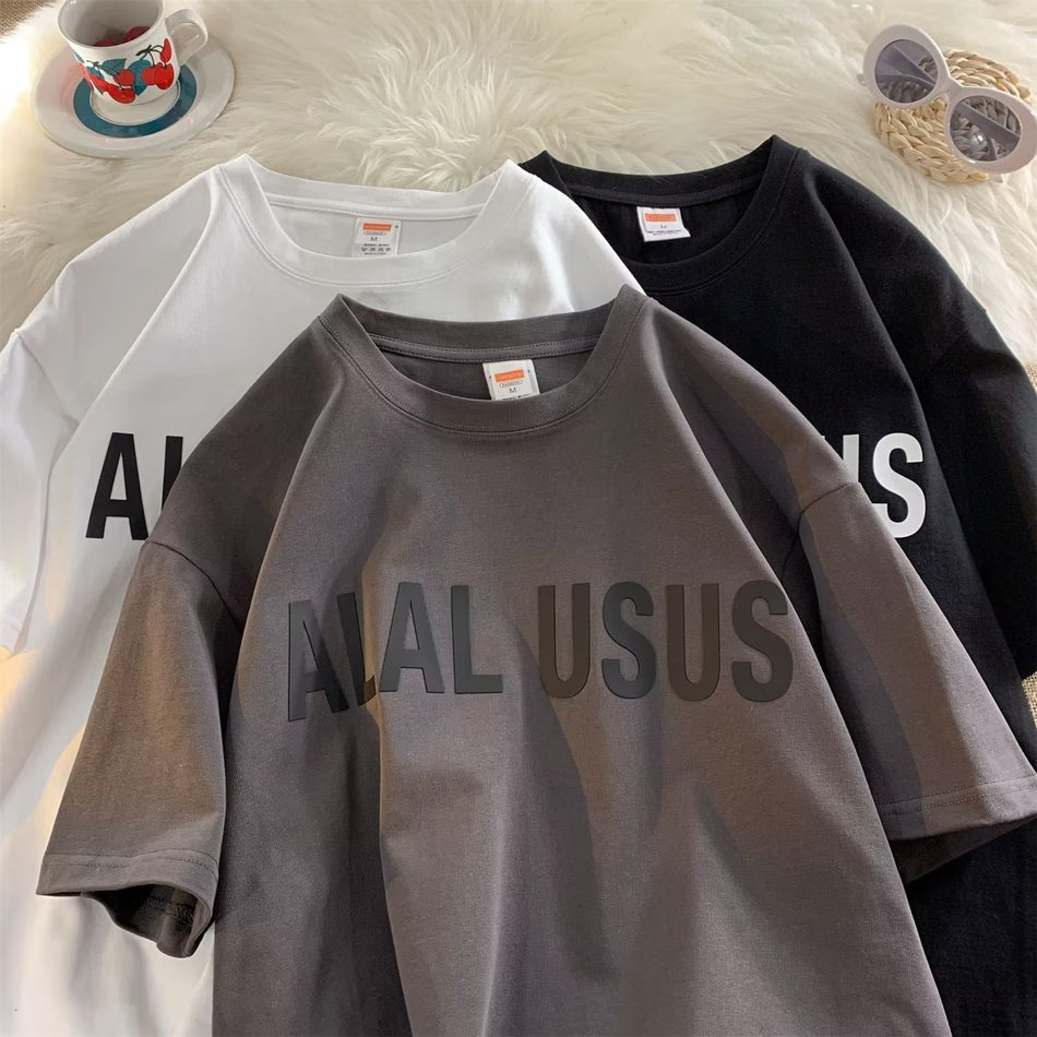American Style Plus Size Loose Summer T-Shirt