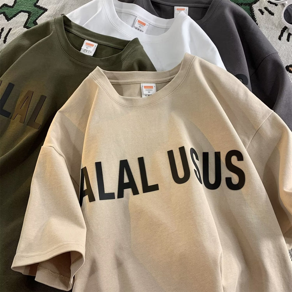 American Style Plus Size Loose Summer T-Shirt