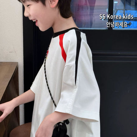 Boys’ Korean-Style Summer T-Shirt 2026 – Trendy & Cool – Summer Kids Fashion Nepal | Tudoholic