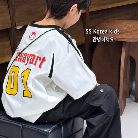 Boys’ Korean-Style Summer T-Shirt 2026 – Trendy & Cool – Summer Kids Fashion Nepal | Tudoholic