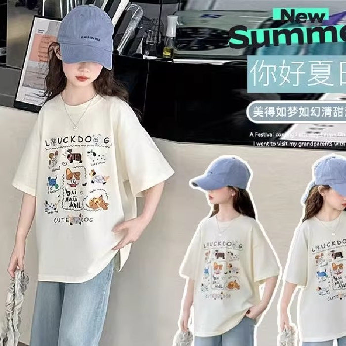 Girls’ Summer T-Shirt 2026 – Trendy Western Style Top – Summer Kids Fashion Nepal | Tudoholic