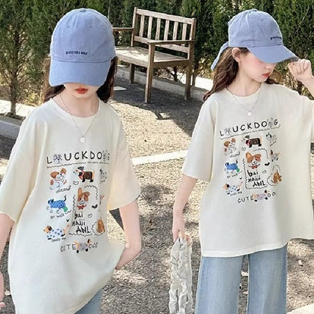 Girls’ Summer T-Shirt 2026 – Trendy Western Style Top – Summer Kids Fashion Nepal | Tudoholic