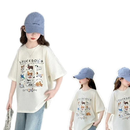 Girls’ Summer T-Shirt 2026 – Trendy Western Style Top – Summer Kids Fashion Nepal | Tudoholic
