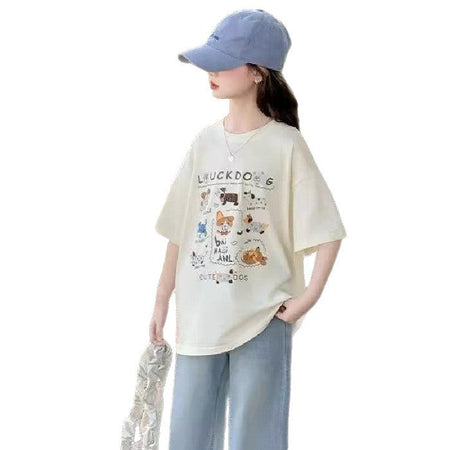 Girls’ Summer T-Shirt 2026 – Trendy Western Style Top – Summer Kids Fashion Nepal | Tudoholic