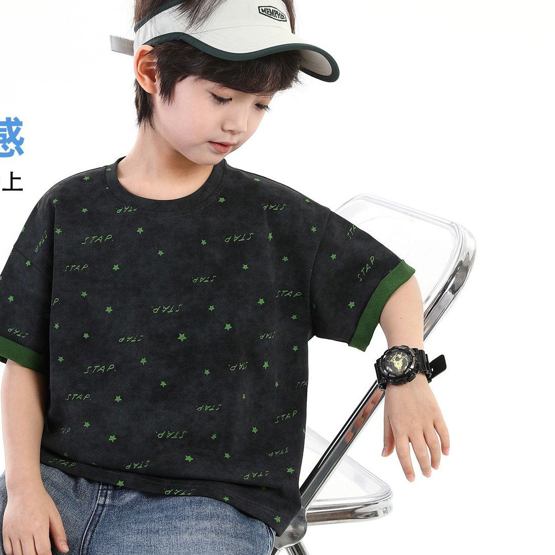 Boys’ Summer T-Shirt 2026 – Cool Western Style Top – Summer Kids Fashion Nepal | Tudoholic