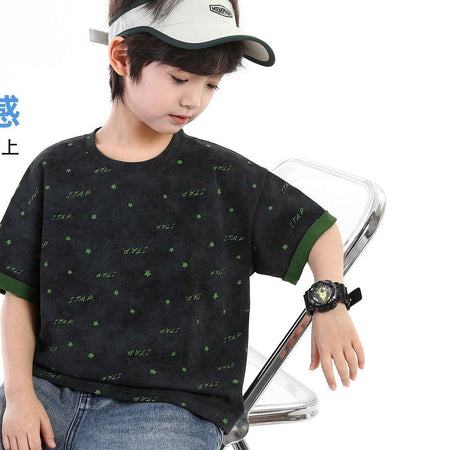 Boys’ Summer T-Shirt 2026 – Cool Western Style Top – Summer Kids Fashion Nepal | Tudoholic