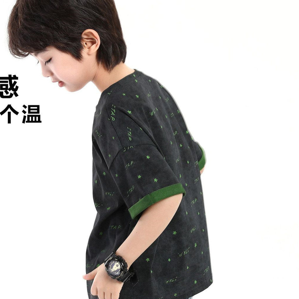Boys’ Summer T-Shirt 2026 – Cool Western Style Top – Summer Kids Fashion Nepal | Tudoholic