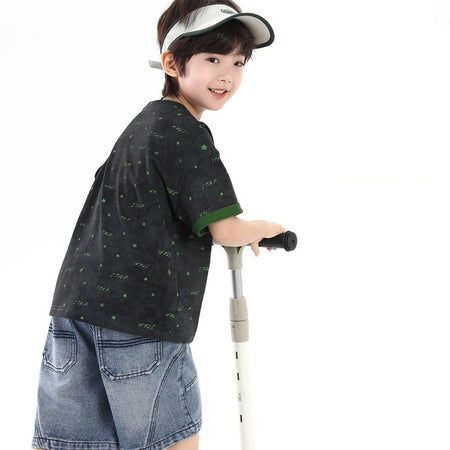 Boys’ Summer T-Shirt 2026 – Cool Western Style Top – Summer Kids Fashion Nepal | Tudoholic