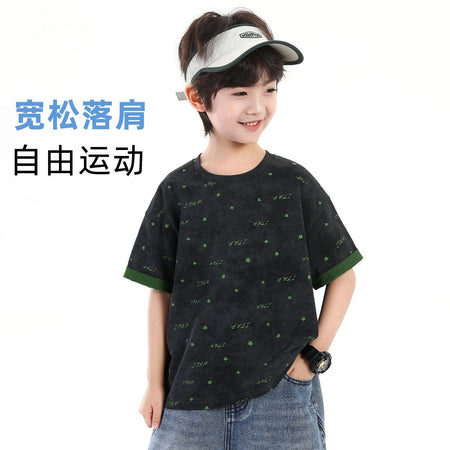 Boys’ Summer T-Shirt 2026 – Cool Western Style Top – Summer Kids Fashion Nepal | Tudoholic