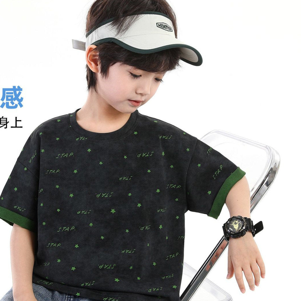 Boys’ Summer T-Shirt 2026 – Cool Western Style Top – Summer Kids Fashion Nepal | Tudoholic
