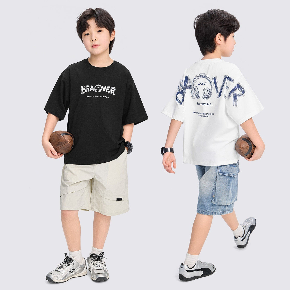 Boys’ Summer Cotton T-Shirt 2026 – Trendy Half Sleeve – Summer Kids Fashion Nepal | Tudoholic