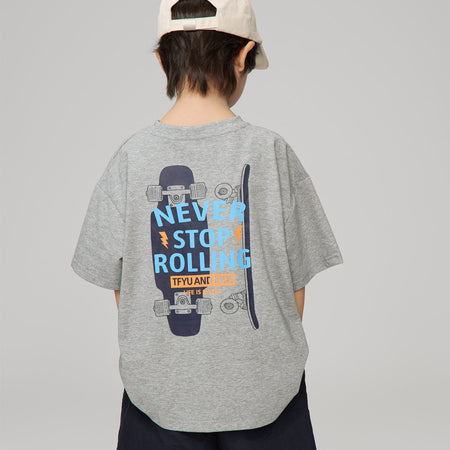 Boys’ Cartoon Printed T-Shirt 2026 – Loose Casual Top – Kids Fashion Nepal | Tudoholic