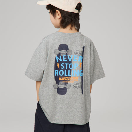 Boys’ Cartoon Printed T-Shirt 2026 – Loose Casual Top – Kids Fashion Nepal | Tudoholic