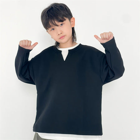 Boys’ Layered Long-Sleeve T-Shirt 2026 – Casual Trendy Top – Kids Fashion Nepal | Tudoholic