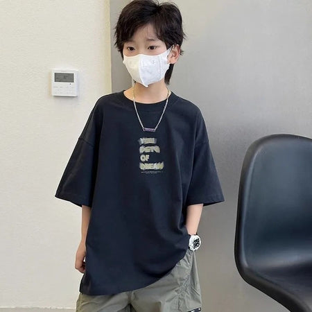 Kids’ Summer Cotton T-Shirt 2025 – Trendy Versatile Top – Summer Kids Fashion Nepal | Tudoholic