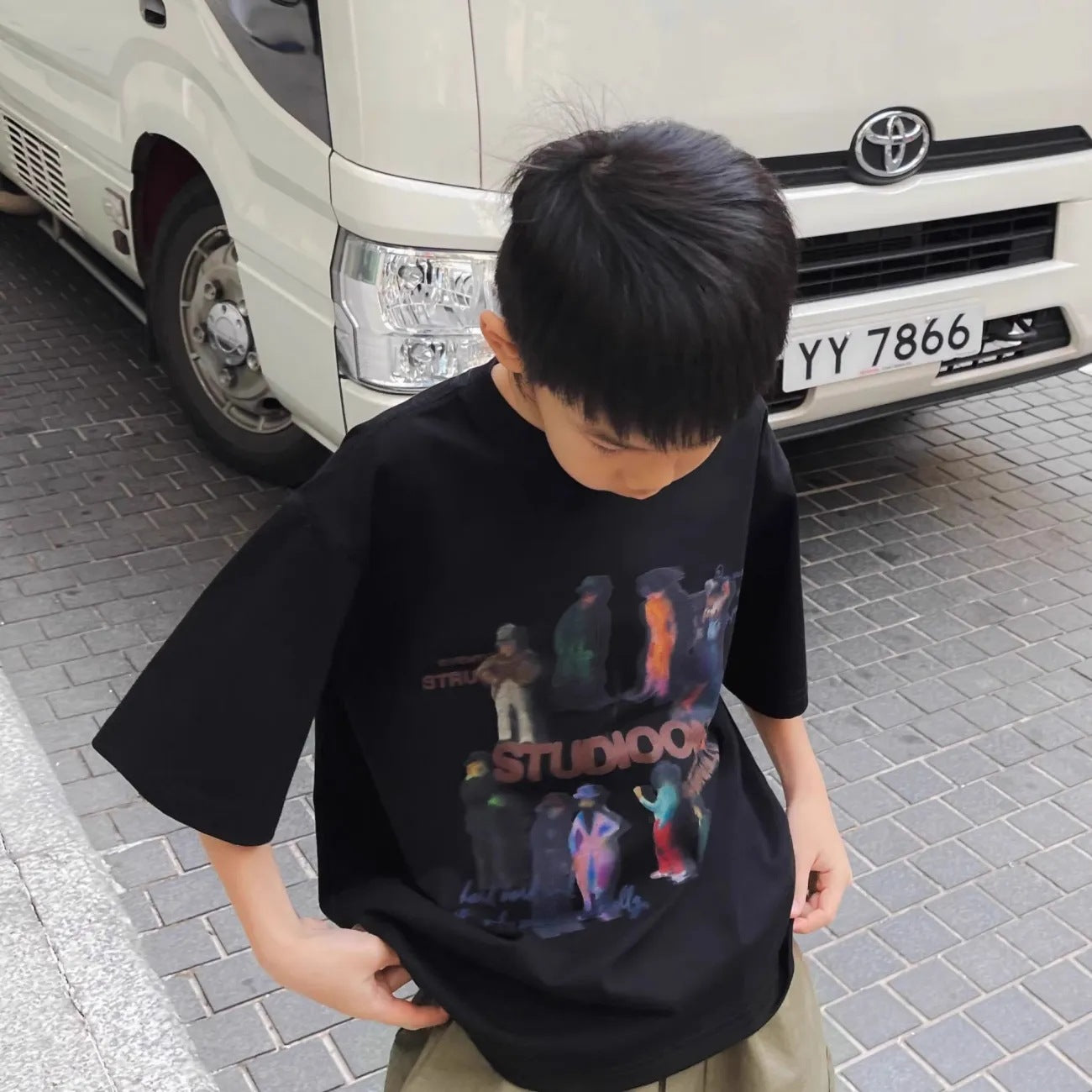Boys’ Summer Cotton T-Shirt 2025 – Trendy Kids Top – Summer Kids Fashion Nepal | Tudoholic