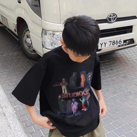 Boys’ Summer Cotton T-Shirt 2025 – Trendy Kids Top – Summer Kids Fashion Nepal | Tudoholic