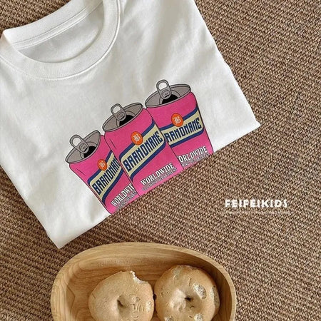 Girls’ Korean Cartoon T-Shirt 2025 – Cotton Summer Top – Summer Kids Fashion Nepal | Tudoholic