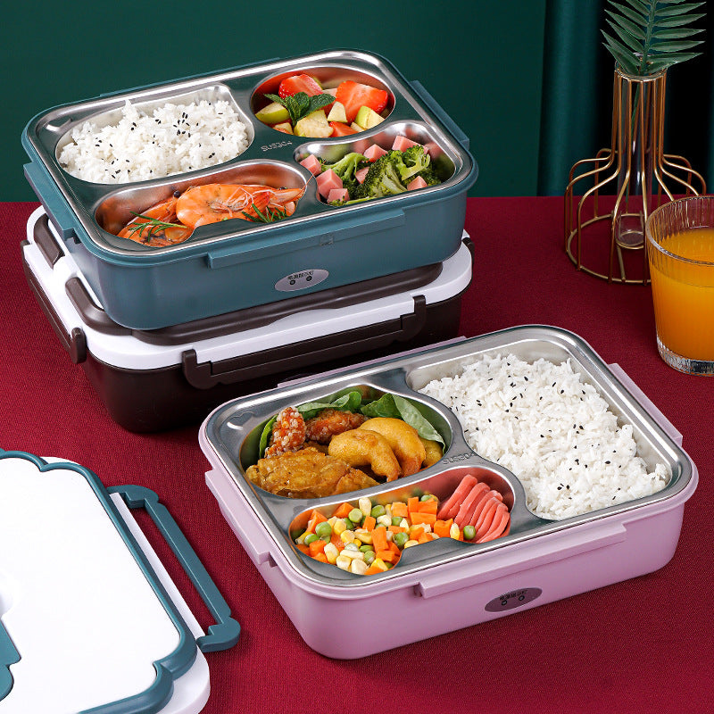 2026 Water-Free "Direct Heat" Electric Lunch Box (304 Stainless