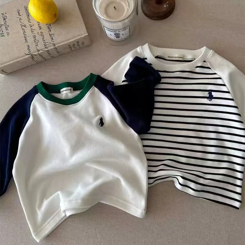 Kids’ Padded Long-Sleeve T-Shirt 2024 – Warm Velvet Top – Kids Fashion Nepal | Tudoholic