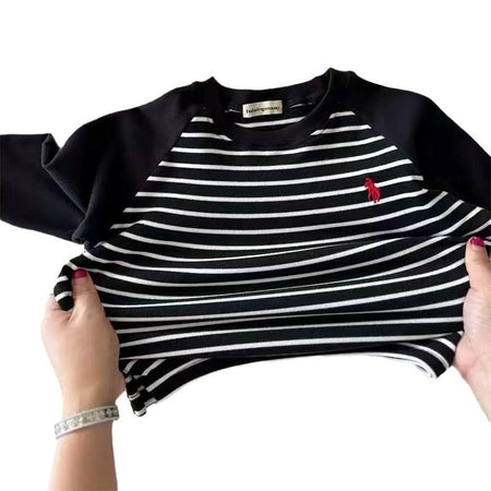 Kids’ Padded Long-Sleeve T-Shirt 2024 – Warm Velvet Top – Kids Fashion Nepal | Tudoholic