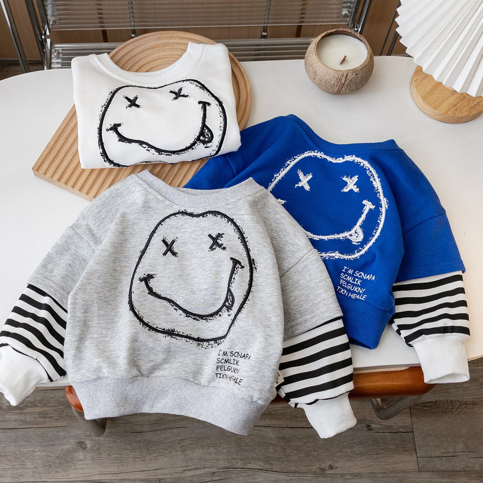 Boys’ Cartoon Sweater 2025 – Korean Casual Autumn Top – Spring Autumn Kids Fashion Nepal | Tudoholic