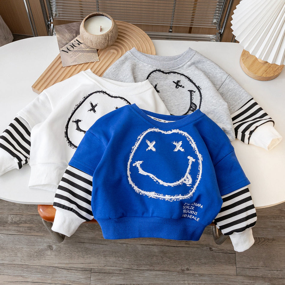 Boys’ Cartoon Sweater 2025 – Korean Casual Autumn Top – Spring Autumn Kids Fashion Nepal | Tudoholic