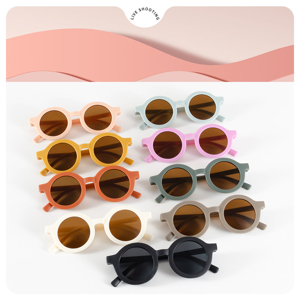 Kids’ Vintage Round Sunglasses – 1-7 Years Sunshade – Kids Fashion Nepal | Tudoholic