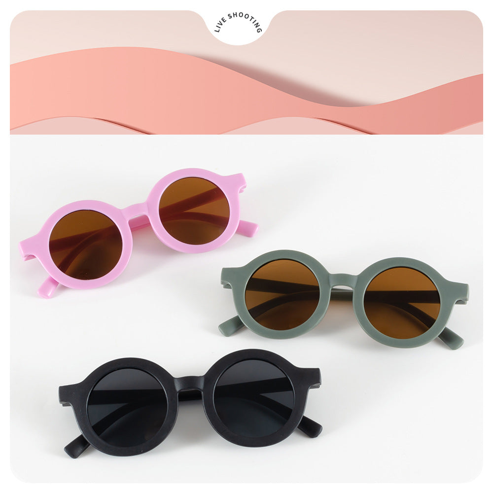 Kids’ Vintage Round Sunglasses – 1-7 Years Sunshade – Kids Fashion Nepal | Tudoholic